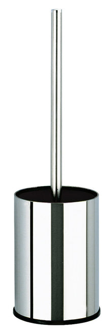 Delabie porte à balai WC sans couvercle inox 304 poli brillant blocage antivol