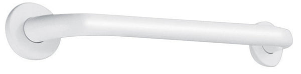 Delabie greep recht 400mm D32mm RVS geëpoxeerd wit
