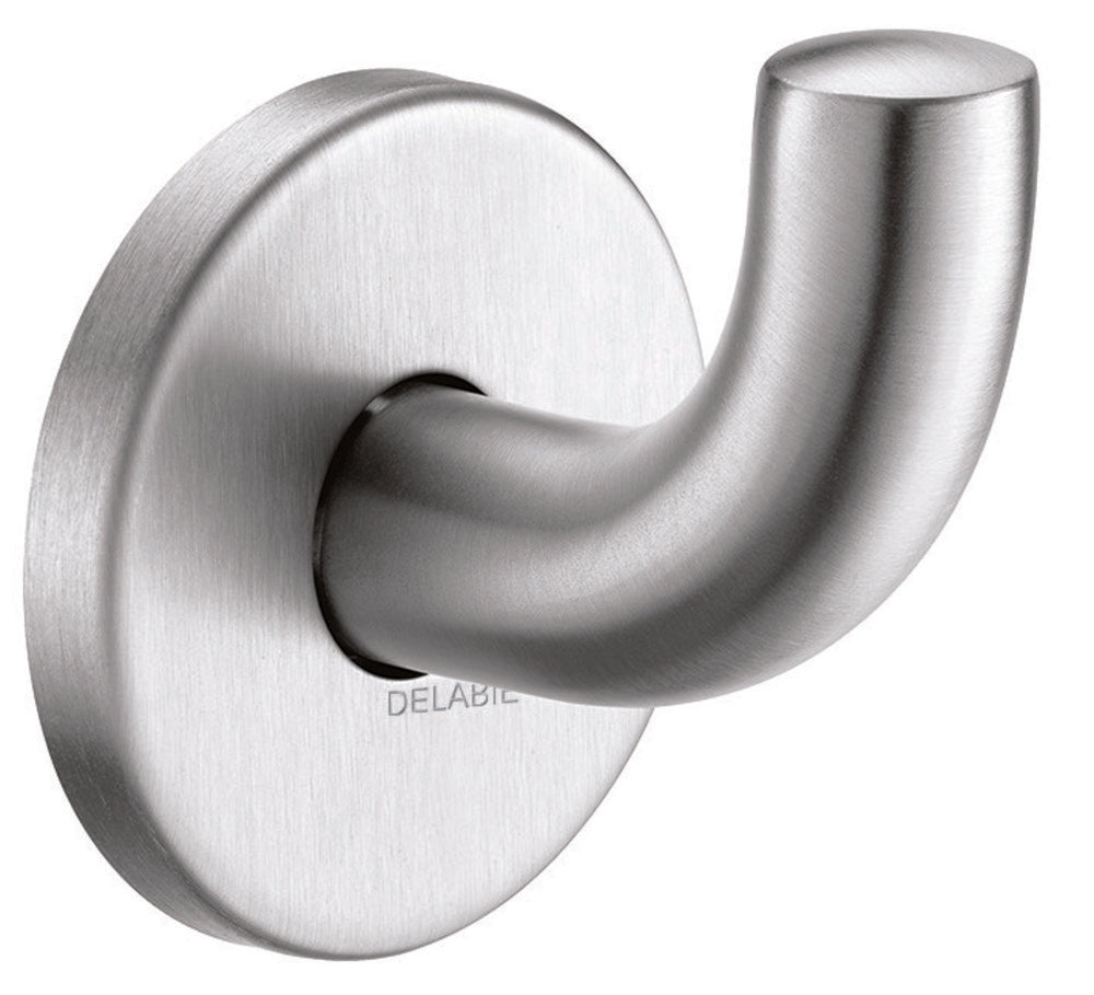 Delabie haak kort model 62x65x73mm RVS gesatineerd onzichtbare bevestiging