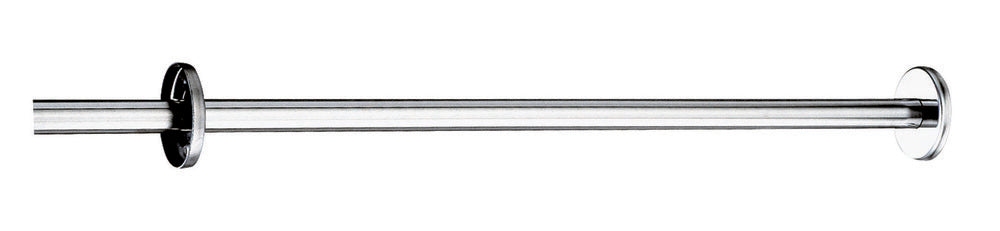 Delabie gordijnstang recht 2m afsnijdbaar D20mm buis gepolijst RVS304