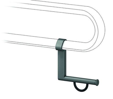 Normbau Cavere Care rolhouder opklapbare muursteun aluminium antraciet-metal