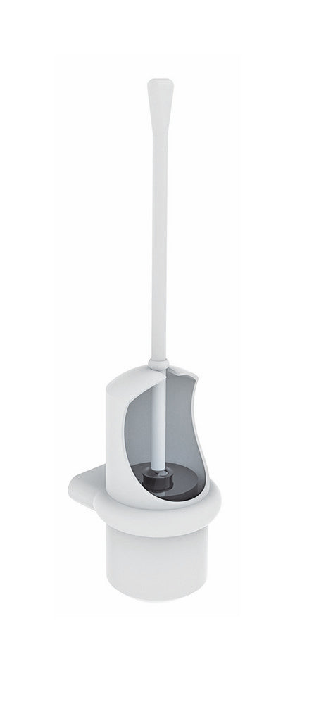 Normbau Nylon Care toiletborstelset wandmodel nylon wit