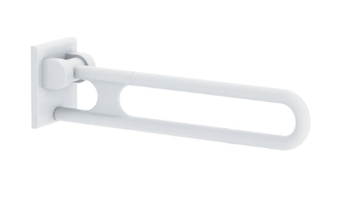 Normbau Nylon Care 300 opklapbare muursteun L900mm nylon 100kg wit