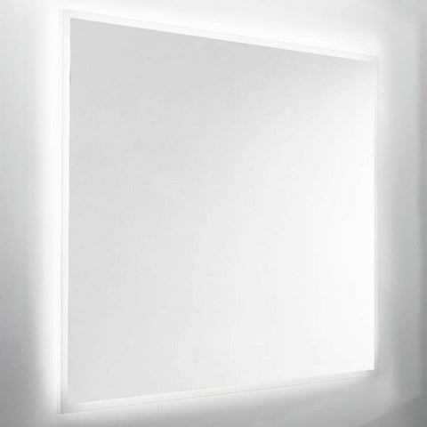 Van Marcke Destra spiegel recht met plexi 90x60cm LED gezandstraald antidamp