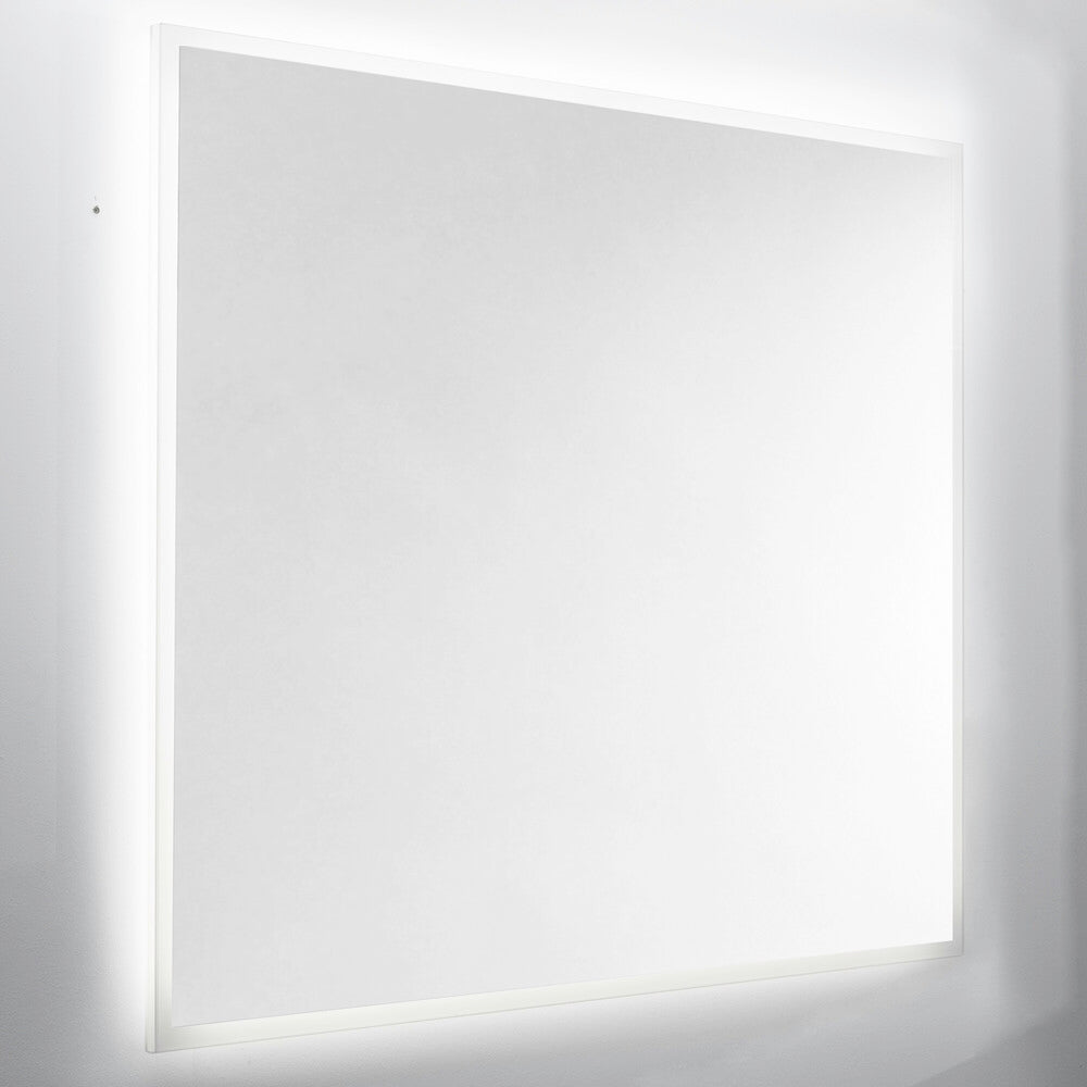 Van Marcke Destra spiegel recht met plexi 140x60cm LED gezandstraald antidamp