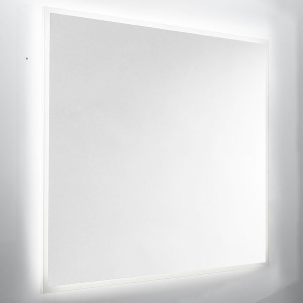 Van Marcke Destra spiegel recht met plexi 140x60cm LED gezandstraald antidamp