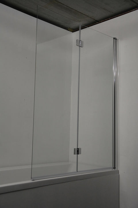 Aquaconcept Xower X24 tweedelige badwand 1200x1500 mm chroom