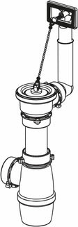 Franke complete afvoer D 70mm