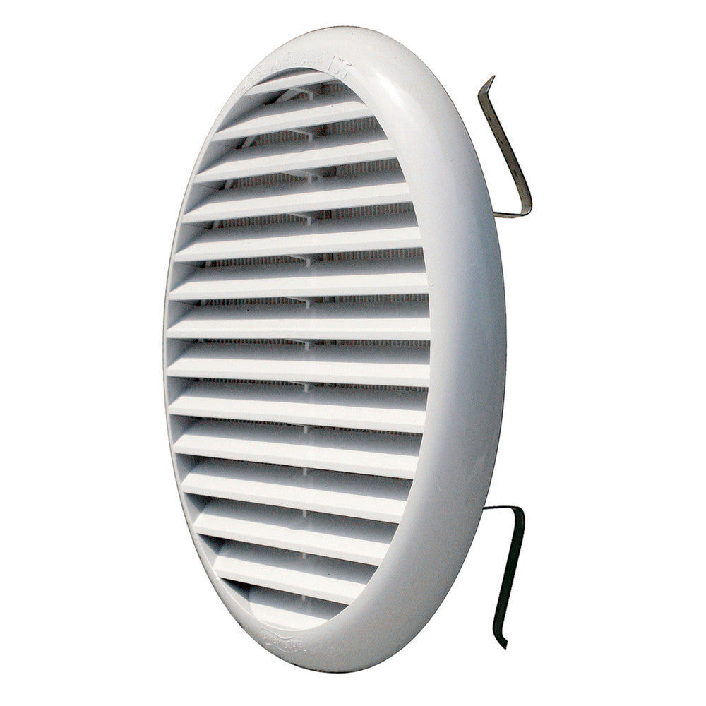 Ventilatierooster D125 wit