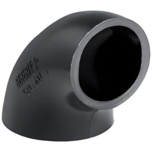 Geberit afvoer PE fitting verloopbocht 90° grote radius 50 x 40