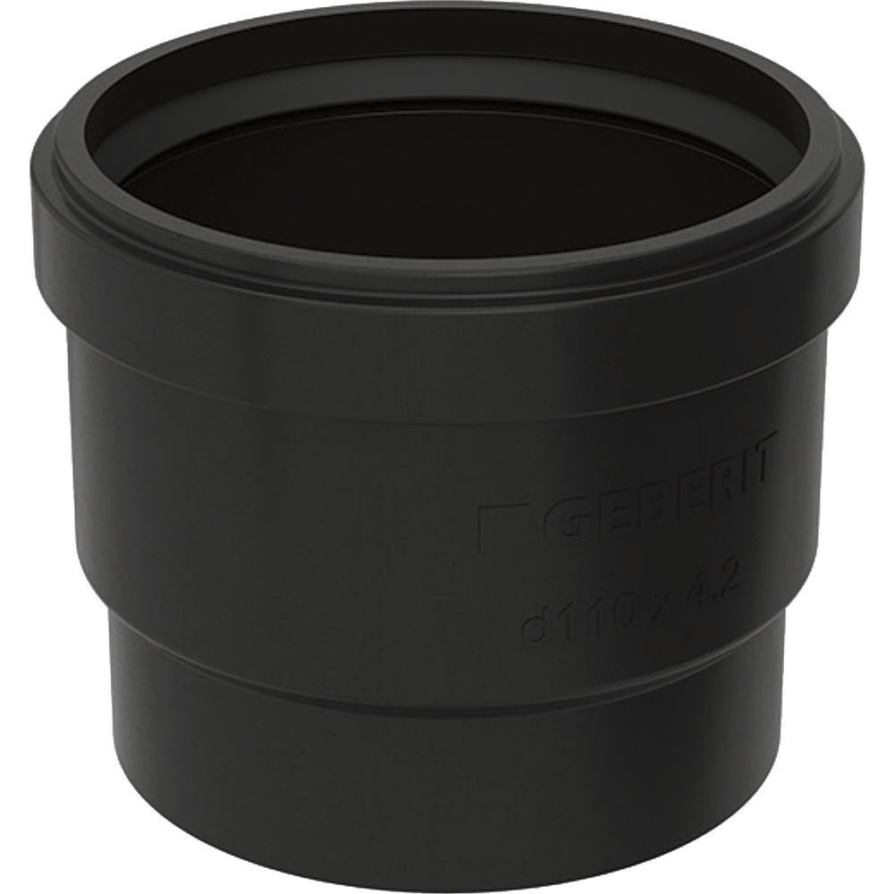 Geberit afvoer PE-HD steekmof met lippendichting van EPDM 8,3 cm D56 mm