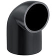 Geberit afvoer PE fitting verloopbocht 90° kleine radius 56 x 50