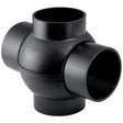 Geberit décharge en PE embranchement boule 88,5° 2 embr. à 180° D110 x 90