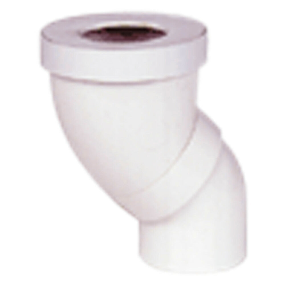 Nicoll WC-mof richtbare aansluiting D 90 mm PVC wit