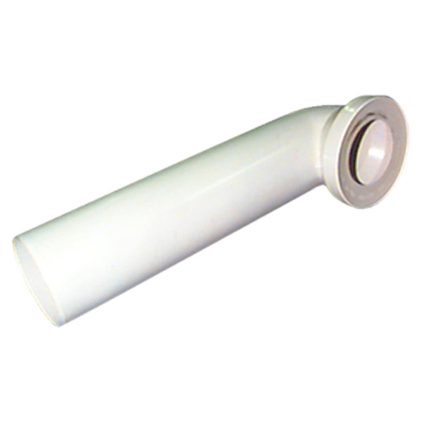 Nicoll lange WC-bocht 90° D 75 mm L 500 mm PVC wit
