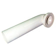 Nicoll lange WC-bocht 90° D 90 mm L 400 mm PVC wit