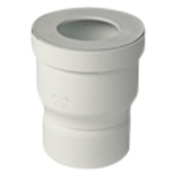 Nicoll rechte WC-mof afvoer D 110 mm aansluiting afvoer D 90-110 mm PVC wit