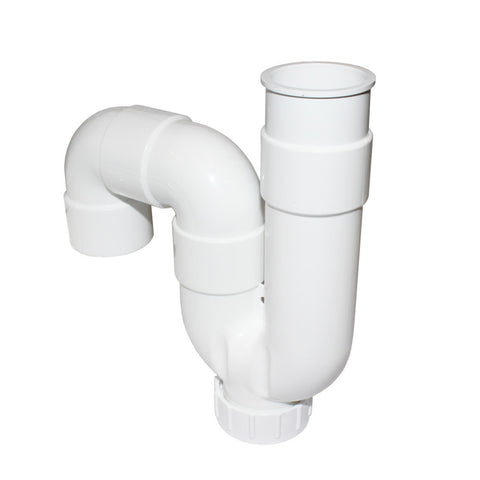 lijmsifon universeel D 50 mm PVC wit
