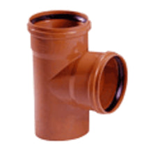 Kabelwerk Eupen Eucarigid-REGRB SN4 accessoires égout PVC té 87° D 110 mm brun