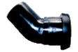 Pipelife PP coude 45° MF noir D 125