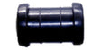 Pipelife PP schuifmof FF zwart 75