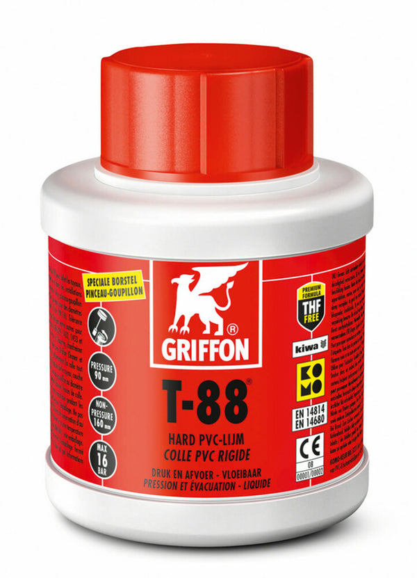 Griffon T88 colle PVC à séchage rapide 250ml
