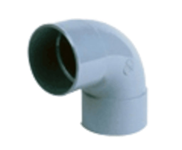 Nicoll PVC lijmfittingen bocht 87,3° FF D40 grijs