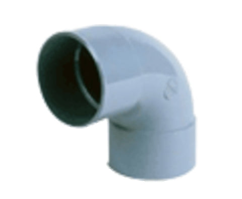 Nicoll PVC lijmfittingen bocht 87,3° FF D80 grijs