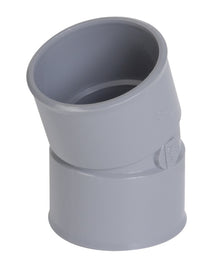 Nicoll PVC lijmfittingen bocht 20° FF D50 grijs