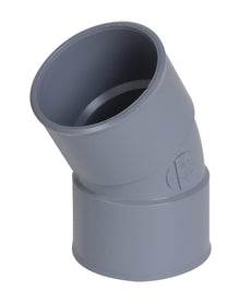 Nicoll PVC lijmfittingen bocht 30° FF D40 grijs