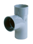 Nicoll PVC lijmfittingen Verloop T- 87,3° MFF D90 x D40 grijs
