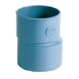 Nicoll raccord à coller PVC manchon de réduction excentrique MF D 125 x D90 gris