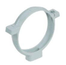 Pvc-regenw beugel rond 100 DG