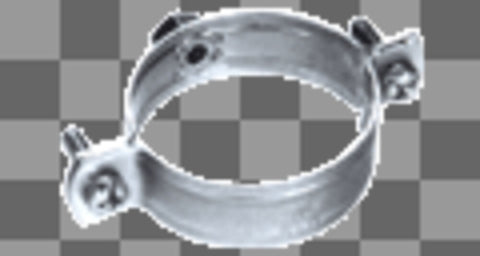 Rofix rookafvoerbuisbeugel M8 D162