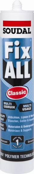Soudal Fix All Flexi lijmkit universeel wit koker 290 ml