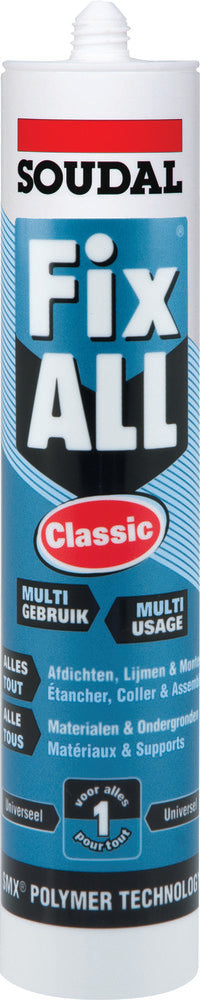 Soudal Fix All Flexi lijmkit universeel zwart koker 290 ml