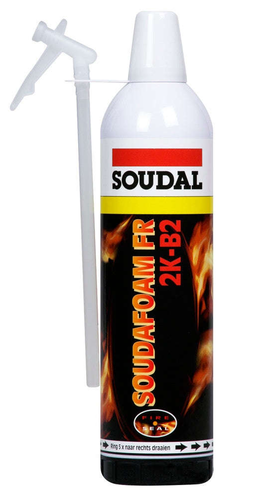 Soudal Soudafoam FR 2K 2B schuim brandwerend tweecomponentig zelfexpanderend