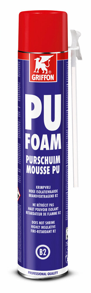 Griffon PU-Foam polyurethaan schuim snel uithardend 750 ml