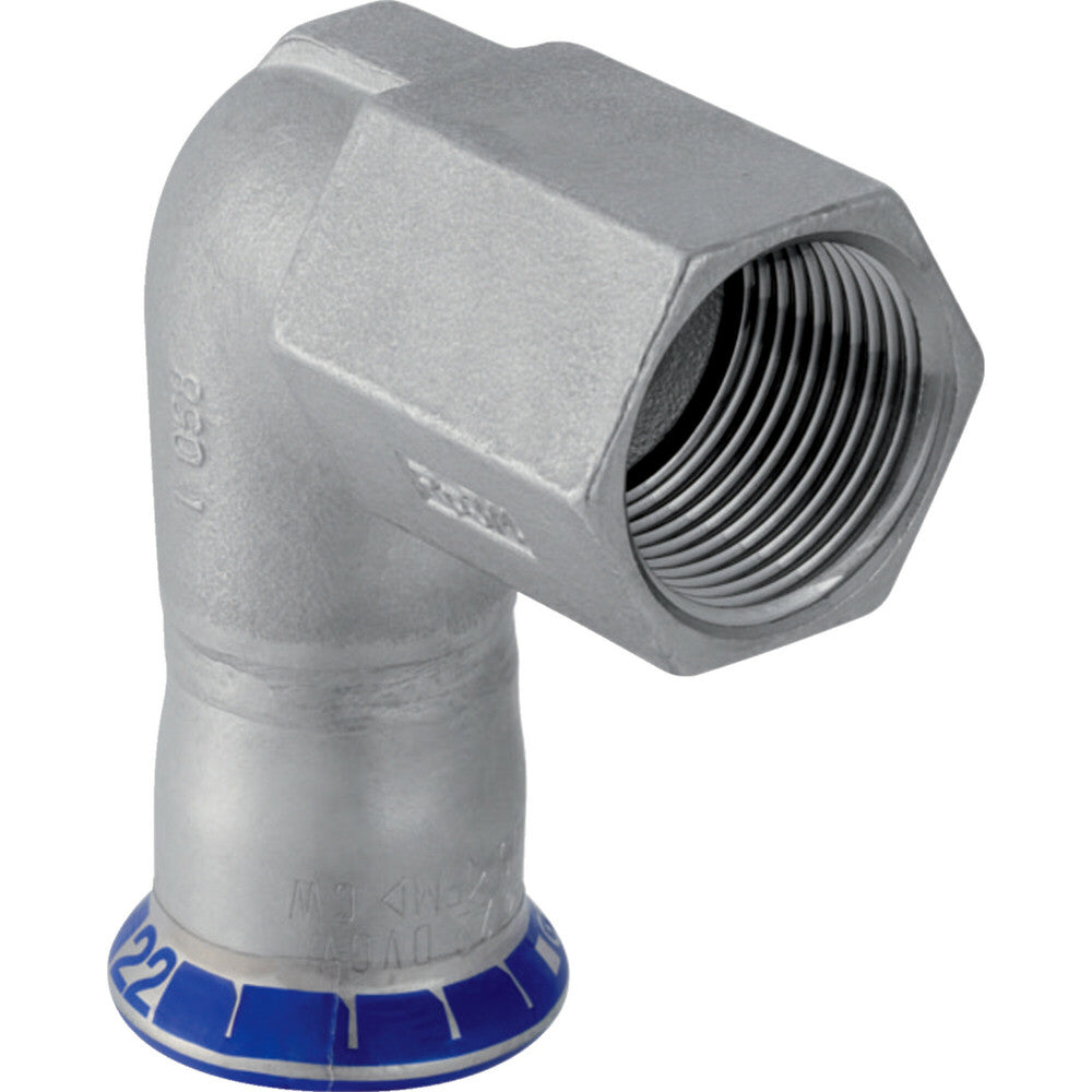 Geberit Mapress inox-water overgangsbocht 90° met binnendraad 15-1/2"F