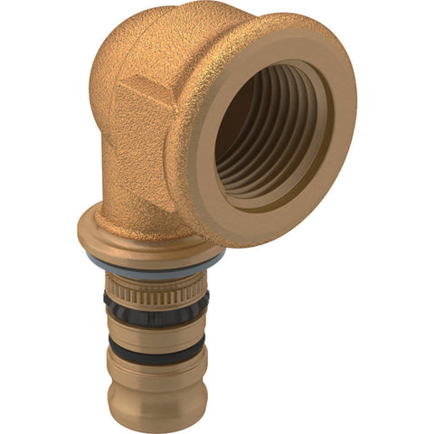 Geberit Mepla fitting overgangsbocht 90° met binnendraad 20-3/4F
