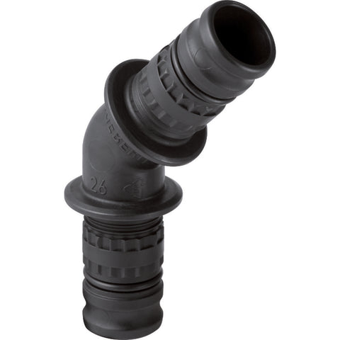 Geberit Mepla fitting bocht 45° PVDF 63