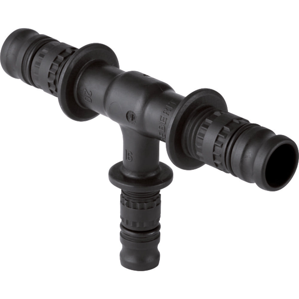 Geberit Mepla fitting verloop T-stuk 90° PVDF 40-20-40
