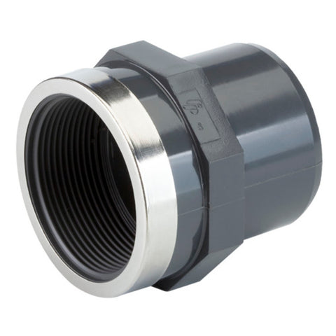 Georg Fischer TP PVC-U inzetmof D63 X 2"MF
