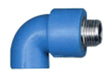 Niron fitting PPRc sanitair overgangselleboog 20 mm X 1/2"M