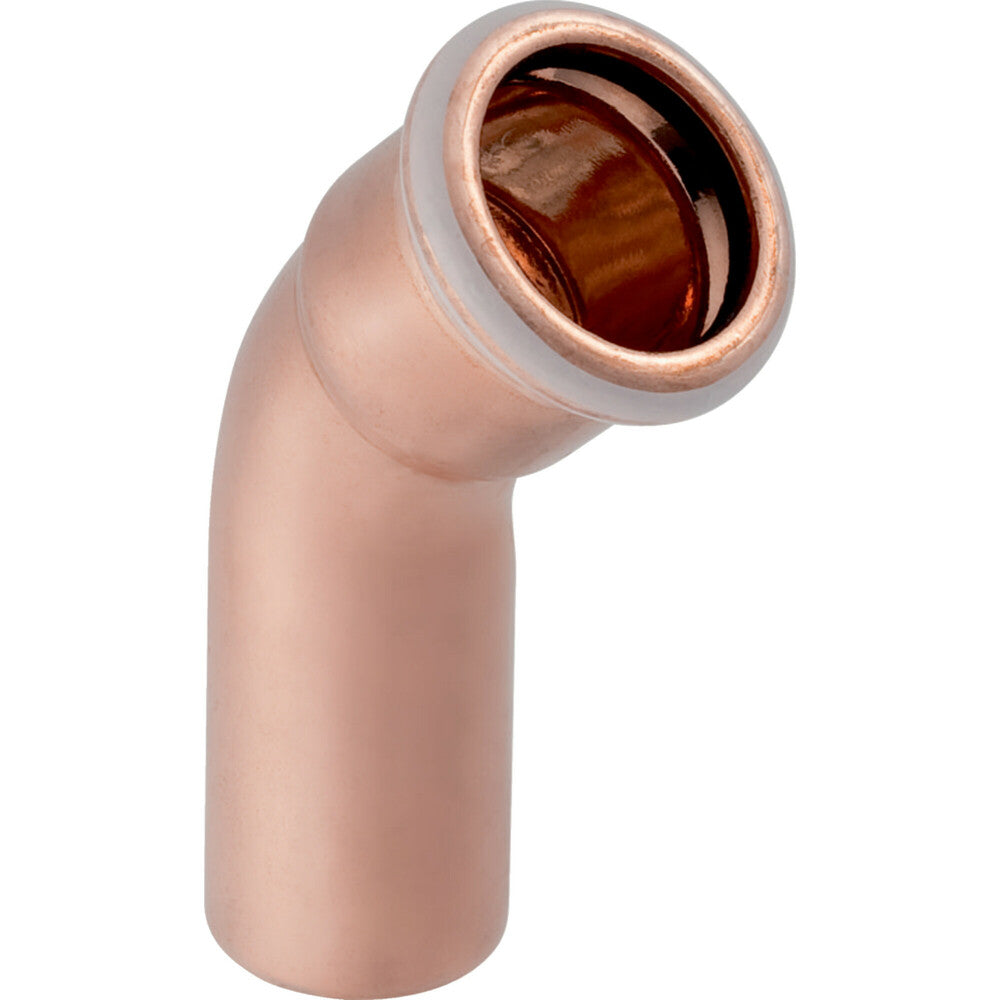 Geberit Mapress koper-water bocht 45° MF 18