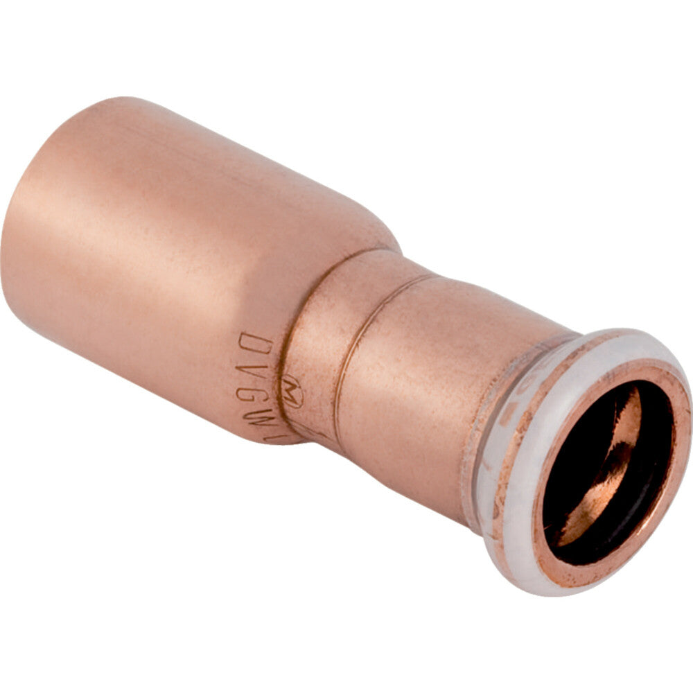 Geberit Mapress koper-water reductie met insteekbuis 54-35