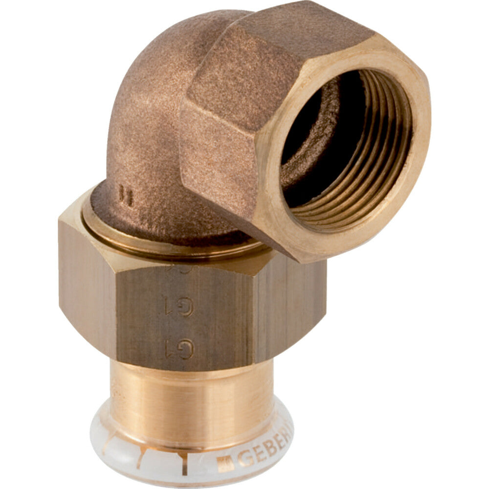 Geberit Mapress koper-water 3-delige overgangsbocht met binnendraad 22-3/4"F