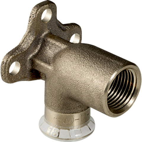 Geberit Mapress persfitting koper water muurplaat 90° binnendraad 52mm 15-1/2F