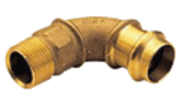 Conex Bänninger B-profiel overgangsbocht 90° brons 22x3/4"M