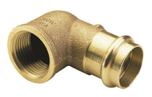 Conex Bänninger B-profiel overgangsbocht 90° brons 22x1/2"F